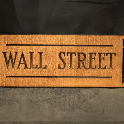 Cherry wood laser cut and laser burned door signs for hotel