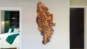 HGTV Mural art in wood - Laser cut